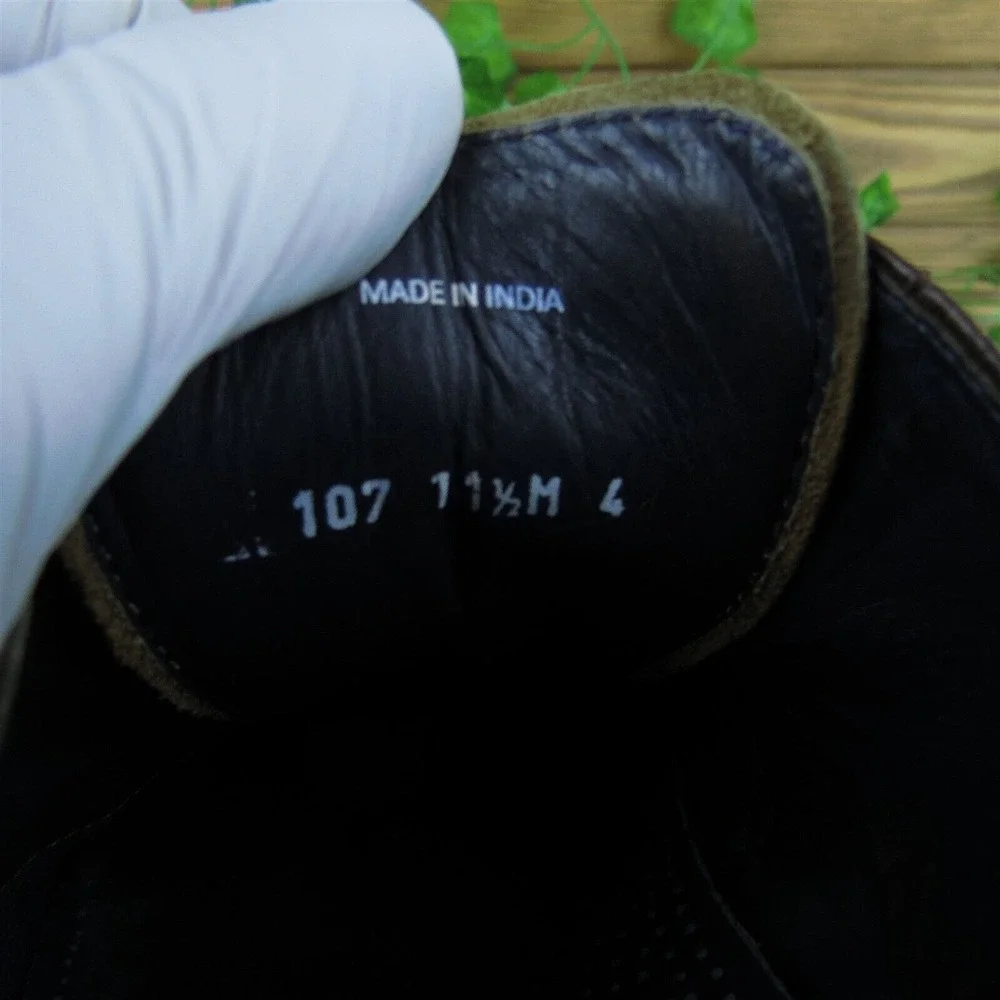 Cole Haan Men Brogues Shoes Brown Leather Lace Up Size 11.5‎ Medium